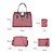 cheap Bag Sets-Women&#039;s Bags PU Leather Bag Set 4 Pieces Purse Set Zipper Leopard Print Daily Bag Sets Handbags Black Blue Red Blushing Pink