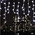abordables Enchufe eléctrico-Elegante Recepción de Boda Fiesta Luces de Cuerda LED Icicle - 3M x 1M 120 LEDs Impermeables para Exterior con 8 Modos Garland para Patio Jardín y Decoración de Ventanas