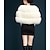 cheap Faux Fur Wraps-Short Sleeve Shawls Faux Fur Fall Wedding / Party / Evening Women‘s Wrap With Lace / Solid