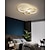 Недорогие Потолочные светильники с диммером-2/4 головки светодиодный потолочный светильник в форме круга, скандинавский современный простой светильник для гостиной, атмосфера, домашняя роскошная спальня, офис, ресторан