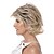 cheap Synthetic Trendy Wigs-Synthetic Wig Curly Asymmetrical Wig Short Blonde Synthetic Hair Women&#039;s Fashionable Design Cool Comfortable Blonde / Ombre Hair