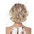 cheap Synthetic Trendy Wigs-Synthetic Wig Curly Asymmetrical Wig Short Blonde Synthetic Hair Women&#039;s Fashionable Design Cool Comfortable Blonde / Ombre Hair