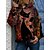 저렴한 여성용 후디 &amp; 맨투맨 티셔츠-여성용 후드 풀오버 고양이 동물 무늬 그래픽 일상 베이직 캐쥬얼 후드 스웨트 셔츠 옐로우 퓨샤 핑크