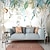 levne Květinová a rostlinná tapeta-fototapeta samolepka na zeď pokrývající tiskovou slupku a odnímatelnou tropickou palmovou listovou plátno domácí dekor