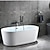 cheap Bathtub Faucets-Bathtub Faucet - Thermostatic Bath Tub Faucet Contemporary Painted Finishes Free Standing Ceramic Valve Bath Shower Mixer Taps