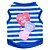 preiswerte Hundekleidung-Katze Hund T-shirt Welpenkleidung Cartoon Design Lässig / Alltäglich Hundekleidung Welpenkleidung Hunde-Outfits Blau Rosa Grün Kostüm für Mädchen und Jungen Hund Baumwolle 6 8 4