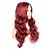 halpa Synteettiset trendikkäät peruukit-Synteettiset peruukit Luonnolliset aaltoilevat Luonnolliset aaltoilevat Peruukki Pitkä Hyvin pitkä Punainen Synteettiset hiukset Naisten Punainen