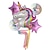 levne Svatební pan a paní-Balónky s jednorožcem pro ozdoby pro 1. narozeniny, 32palcový balónek číslo 1 velký duhový balón s jednorožcem pro dekoraci na téma jednorožec, oslava prvních narozenin pro dívky