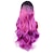 billige Kostumeparykker-hekse/troldmand paryk syntetisk paryk natural wave natural wave paryk lilla langt mørk lilla syntetisk hår kvinders ombre hår lilla