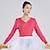 Χαμηλού Κόστους Ρούχα για μπαλέτο-Γυναικείο επίδεσμο μπαλέτου που αναπνέει, μακρυμάνικο φυσικό πλεκτό