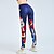 cheap Yoga Leggings &amp; Tights-Women&#039;s Yoga Pants Tummy Control Butt Lift Breathable High Waist Fitness Gym Workout Running Tights Leggings Bottoms Christmas White+Red Red / Green Light Green Winter Sports Activewear High