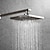 cheap Shower Heads-7.9 Inch Basics Rainfall Shower Head Rectangular/Contemporary Shower Head Polished Chrome