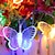 billige LED-kædelys-3m 20leds sommerfugl krans fe ledede streng lys batteridrevne 1.5m 10leds udendørs have bryllup fødselsdagsfest piger værelse dekoration lys