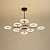 cheap Chandeliers-6/8/10 Heads LED Pendant Light Molecular Chandelier Ring Shape Adjustable Simple Modern Nordic Light Luxury Style Living Room Bedroom Dining Room Restaurant