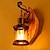 olcso Fali világítótestek-fali lámpa retro vintage rusztikus északi üveg falipogácsa 40w hálószobához éjjeli ipari fali lámpatestek hálószoba folyosó lépcsőházi lámpák