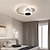 ieftine Montaj Flush &amp; Semi Flush-Plafoniera de 52 cm cu led design cerc lumini pentru montare metal galvanizat stil traditional/clasic nordic 220-240v