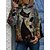 저렴한 여성용 후디 &amp; 맨투맨 티셔츠-여성용 후드 풀오버 고양이 동물 무늬 그래픽 일상 베이직 캐쥬얼 후드 스웨트 셔츠 옐로우 퓨샤 핑크