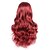 halpa Synteettiset trendikkäät peruukit-Synteettiset peruukit Luonnolliset aaltoilevat Luonnolliset aaltoilevat Peruukki Pitkä Hyvin pitkä Punainen Synteettiset hiukset Naisten Punainen