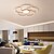 cheap Flush Mounts &amp; Semi Flush Mounts-3/4/5 Heads LED Ceiling Light Modern Geometric Flower Shape Aluminum Living Room Bedroom Home Office