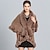 cheap Faux Fur Wraps-Long Sleeve Capes Faux Fur Wedding / Party / Evening Shawl &amp; Wrap / Women&#039;s Wrap With Split Joint / Solid