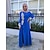 cheap Cosplay &amp; Costumes-Arabian Muslim Adults&#039; Abaya Women&#039;s Dress Kaftan Dress For Polyester Party Embroidery Dress Ramadan