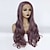 baratos Syntetiske parykker med blonder-Synthetic Lace Front Wig Wavy Body Wave Side Part Lace Front Wig Short Lavender Synthetic Hair 24 inch Women&#039;s Synthetic Easy dressing New Arrival Purple
