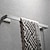 billige Tilbehørssett til badet-tilbehørssett for baderom inkluderer kappekrok, håndklestang, håndkleholder, toalettpapirholder, selvklebende børstet rustfritt stål sølvfarget