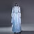 cheap Historical &amp; Vintage Costumes-Maria Antonietta Gothic Lolita Vintage Inspired Vacation Dress Dress Prom Dress Women&#039;s Girls&#039; Lace Satin Party Prom Japanese Cosplay Costumes Plus Size Customized Blue Ball Gown Vintage Long Sleeve