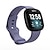 billiga Fitbit klockband-Klockarmband för Fitbit Versa 3 Sense Silikon Ersättning Rem Mjuk Andningsfunktion Sportband Armband