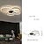 cheap Dimmable Ceiling Lights-2/4 Heads LED Ceiling Light Circle Shape Cluster Design Ceiling Lamp  Nordic Modern Simple Style  Living Room Home Luxury Bedroom Office Restaurant Lights ONLY DIMMABLE WITH REMOTE CONTROL