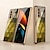 Недорогие Чехол Samsung-телефон Кейс для Назначение SSamsung Galaxy Кейс на заднюю панель Z Fold 4/3/2/1 Покрытие Защита от пыли Односторонний Полосы / волосы Мрамор Закаленное стекло