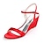 ieftine Pantofi de Mireasă-Pentru femei pantofi de nunta Cadouri de Valentin Petrecere Petrecere și seară Sandale de nunta Pantofi de mireasa Pantofi de domnișoară de onoare Cataramă Pană Vârf deschis Dulce Satin Curea Gleznă