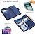 abordables Carcasas iPhone-teléfono Funda Para iPhone 14 13 12 11 Pro Max Plus X XR XS Tarjetas billetera Antigolpes Color sólido piel genuina