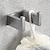 cheap Bathroom Accessory Set-Bathroom Hardware Accessory Set Include Robe Hook, Towel Bar, Towel Holder, Toilet Paper Holder, Self-adhesive Brushed Stainless Steel Silvery