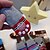 preiswerte Hundekleidung-Katze Hund Socken Lässig / Alltäglich warm halten Streifen Cartoon Design Für Haustiere Baumwolle Zufällige Farben / Winter