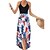 cheap Print Dresses-maxi dresses for women summer,women&#039;s v neck sleeveless summer asymmetrical patchwork floral maxi dresses
