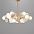 baratos Candeeiros de Lustre-Lustre de 90 cm estilo nórdico lâmpadas globais artísticas moda moderna metal 110-120v 220-240v