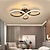 cheap Dimmable Ceiling Lights-1-Light 60/80 cm Ceiling Light LED Geometric Shapes Flush Mount Lights Metal Painted Finishes Modern Nordic Style Office Living Room   220-240V ONLY DIMMABLE WITH REMOTE CONTROL