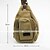 cheap Men&#039;s Bags-Men&#039;s Canvas Bag Messenger Bag Sling Shoulder Bag Chest Bag Canvas Daily Black Gray Army Green Khaki