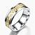 cheap Rings-8mm red carbon fiber black celtic dragon ring for men beveled edges wedding band (13)