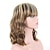 voordelige Synthetische trendy pruiken-wijn pruiken voor vrouwen synthetische pruik krullend met pony pruik bruin/auburn/natuurlijk zwart kerstfeest pruiken