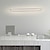 billiga Linjedesign-80/100cm cirkeldesign taklampa led nordisk stil aluminiumlegering målad finish modernt mode för matsal kök vardagsrum 110-240v 78w endast dimbar med fjärrkontroll