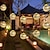 Χαμηλού Κόστους LED Φωτολωρίδες-φώτα ραμαζανιού ιντ led μαροκινά φωτάκια κήπου κρεμαστά φαναράκι νεράιδα φως εξωτερικού χώρου Χριστουγεννιάτικη διακόσμηση ελαφριά αλυσίδα μπαταρίας αα