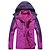 abordables Vestes Softshell, polaires, blousons de randonnée-Femme Veste Capuche Veste Randonnee Anorak 3 en 1 Veste Chauffante de Randonnée Hiver Extérieur Chaud Etanche Coupe Vent Polaire Dé+D6811tachable Veste Anorak 3 en 1 Veste Hiver Polaire imperméable