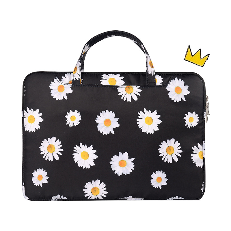 Недорогие Сумки, чехлы и рукава для ноутбуков-Laptop Case 11.6 Inch Laptop 12 Inch Laptop 13.3 Inch Laptop Sleeve Briefcase Handbags Tablet Cases Waterpoof Shock Proof Polyester Printing Fashion Compatible with Macbook, HP, Dell, Lenovo, Asus