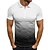 cheap Men&#039;s Golf &amp; Tennis Clothing-Men&#039;s Tennis Shirt Black White Yellow Short Sleeve Sun Protection Breathable Lightweight T Shirt Top Slim Fit Gradient Color Golf Attire Clothes Outfits Wear Apparel