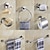economico Portarotoli carta igienica-accessori hardware per il bagno anello portasciugamani/porta carta igienica/gancio per accappatoio/portasapone e porta asciugamani in acciaio inox da parete argento