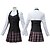 cheap Anime Costumes-Inspired by Persona Series Cosplay Anime Cosplay Costumes Japanese Cosplay Suits Vest Top Skirt For Women&#039;s Men&#039;s
