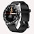 olcso Okosórák-WAZA GT105 Okos óra 1.22 hüvelyk Intelligens Watch Bluetooth EKG + PPG Lépésszámláló Hívás emlékeztető Kompatibilis valamivel Android iOS Férfi nő Vízálló Érintőképernyő Szívritmus monitorizálás IP 67