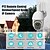 cheap Outdoor IP Network Cameras-NEW 82 Leds WiFi camera 1080p 3.6mm 2.0MP Ultra Definition Waterproof Zoom Bidirectional Audio Motion Detection Alarm Outdoor